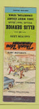 Matchbook Cover - Ellis Service oil gas Chariton IA WEAR