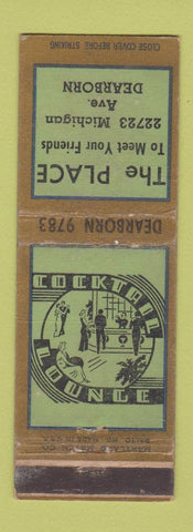 Matchbook Cover - The Place Dearborn MI WEAR