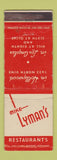 Matchbook Cover - Mike Lyman's Restaurants Hollywood Los Angeles CA WEAR