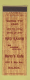 Matchbook Cover - Harry's Cafe Balboa Newport Beach? CA