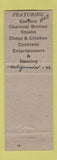 Matchbook Cover - Miller's Steak House Inglewood CA