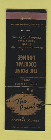 Matchbook Cover - The Point Cocktail Lounge Pittsburgh PA