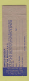 Matchbook Cover - US Government Jobs Civil Service Rochester NY