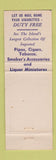 Matchbook Cover - Jolly Rogger Tobacco ST Thomas Hilton Virgin Islands