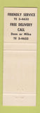 Matchbook Cover - West Lake Beer Distributor