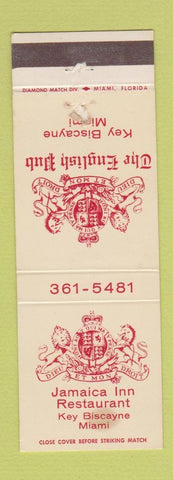 Matchbook Cover - English Put Key Biscayne Miami FL WEAR
