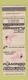 Matchbook Cover - Flamingo Lodge Miami Beach FL