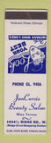 Matchbook Cover - Jan Cursio Beauty Salon Cleveland? OH SAMPLE
