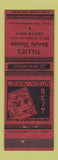 Matchbook Cover - Tillie's Beauty Shop girlie Chicago? RED
