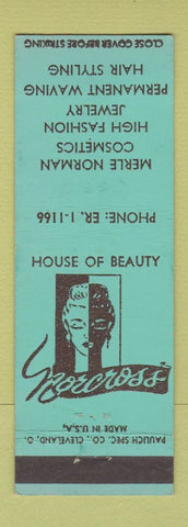 Matchbook Cover - Merle Norman Cosmetics  girlie