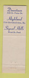 Matchbook Cover - Anthony Beauty Salon St Paul MN