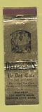 Matchbook Cover - Ye Dor Cafe Garden City KS WEAR