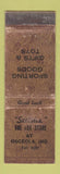 Matchbook Cover - Scoliies Log Store Sporting Goods Toys Osceola IN WORN