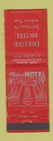 Matchbook Cover - Deluxe Motel Andrews TX WORN