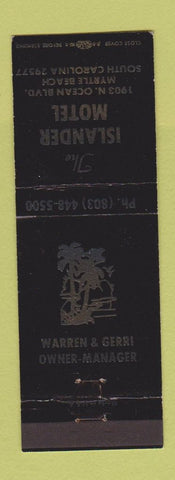 Matchbook Cover - Islander Motel Myrtle Beach SC