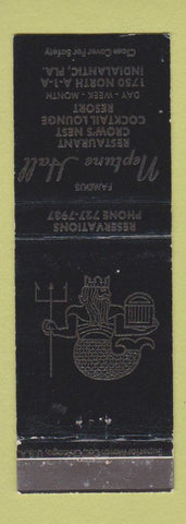 Matchbook Cover - Neptune Hall Indialantic FL