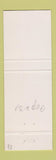 Matchbook Cover - Ken Bar Inn Gilbertsville KY