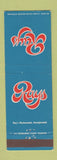 Matchbook Cover - Rays Restaurants