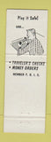 Matchbook Cover - Suffolk Franklin Savings Bank Boston? WEAR