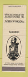 Matchbook Cover - Victoria and Albert Bertie's Melbourne Australia