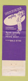 Matchbook Cover - Bird Cage Sports Car Club Philadelphia PA WEAR