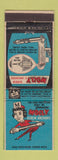 Matchbook Cover - Molly Anchor Screws girlie WEAR Reading PA