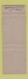 Matchbook Cover - Battista's Italian Restaurant Hallandale FL WEAR