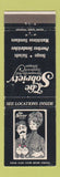 Matchbook Cover - Sobriety Restaurant Denver Colorado Boulder