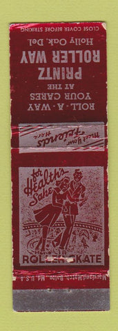 Matchbook Cover - Prinz Roller Skating Holly Oak DE WEAR