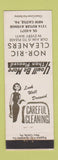 Matchbook Cover - Nor Ric Cleaners New Castle PA