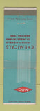 Matchbook Cover - Dow Chemical Midland MI