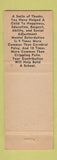 Matchbook Cover - West Suburban Society for Retarded Children Lombard IL