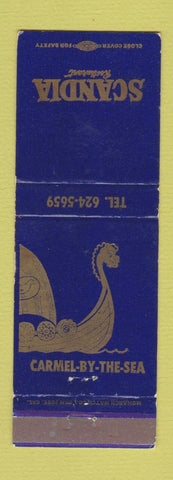 Matchbook Cover - Scandia Restaurant Carmel by the Sea CA