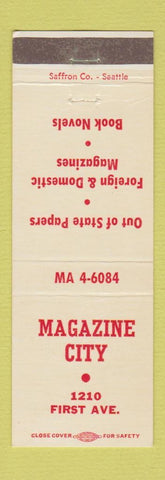 Matchbook Cover - Magazine City books Seattle? Life Time McCalls
