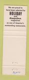 Matchbook Cover - Blue Horse Restaurant Minneapolis St Paul MN WEAR