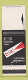 Matchbook Cover - Raytheon Tubes Radio