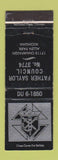 Matchbook Cover - Knights of Columbus Father Saylor Council Allen Park MI WEAR