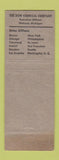 Matchbook Cover - Dow Chemical Midland MI WEAR