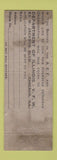Matchbook Cover - VFW Gold Chevron Order Chicago IL WEAR