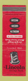 Matchbook Cover - Lincoln Savings Bank Brooklyn Queens Nassau NY