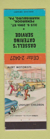 Matchbook Cover - Cassell's Catering Harrisburg PA
