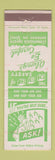 Matchbook Cover - Canteen Company University City MO Safety Ask Questions