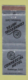 Matchbook Cover - Commercial Hotel Guadalupe CA WEAR