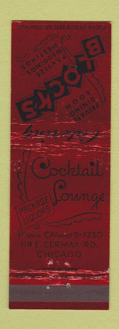 Matchbook Cover - Block's Restaurant Chicago IL