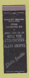 Matchbook Cover - Slats Grotto Monterey CA WEAR