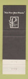 Matchbook Cover - Edgewater Inn Seattle WA WEAR