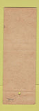 Matchbook Cover - Bill Jordan's Bar Music Hollywood CA