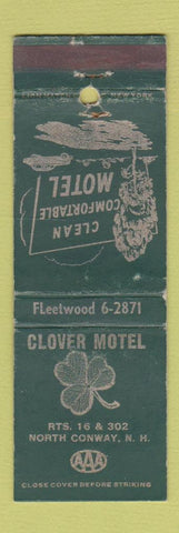 Matchbook Cover - Clover Motel North Conway NH WEAR