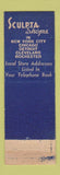 Matchbook Cover - Sculpta Shops Hosiery Lingerie feature WORN