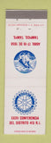 Matchbook Cover - XXXV Conferencia Del Distrito Tampico Mexico WEAR